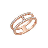 Bague en rouge 18 carats