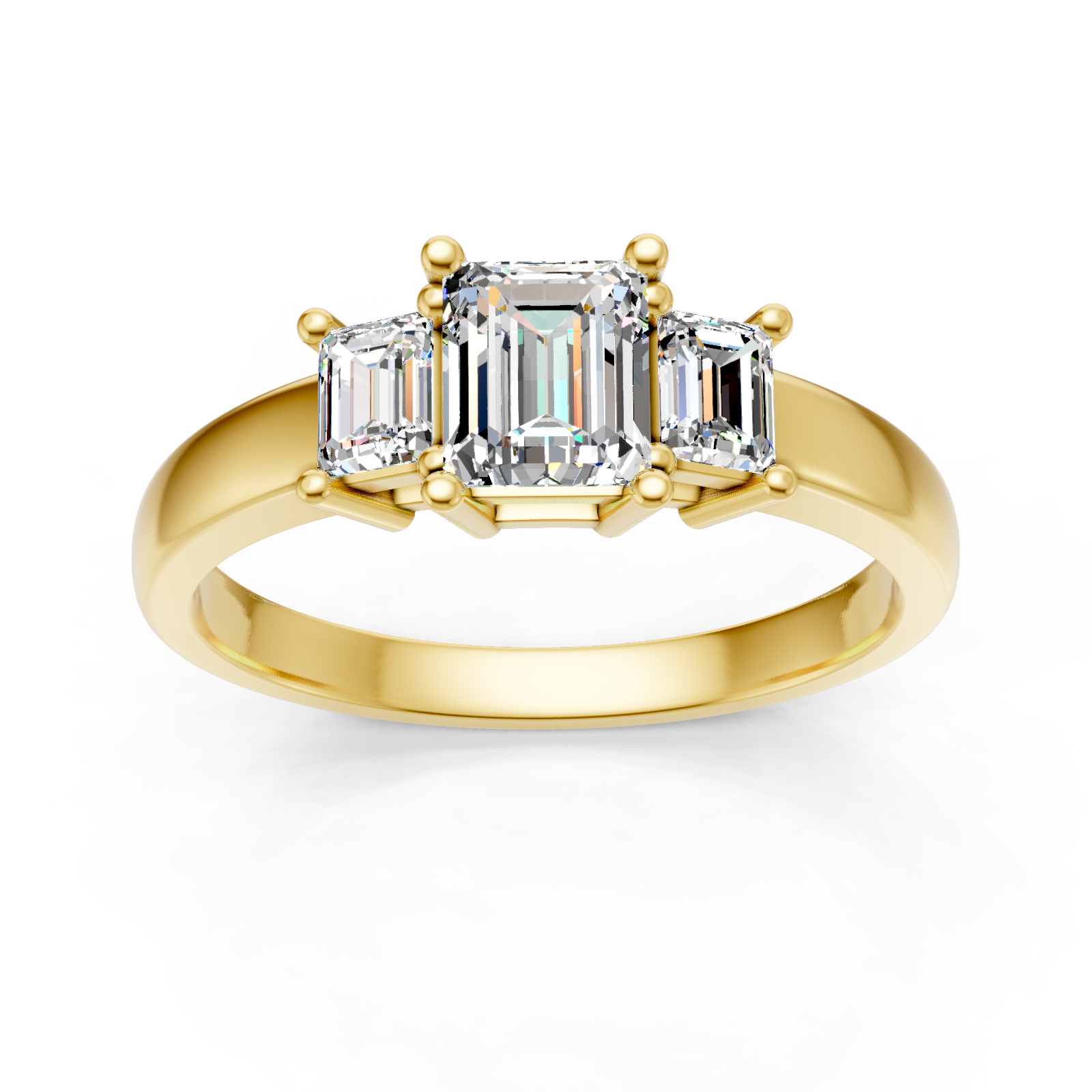 Bague en or jaune 18 carats