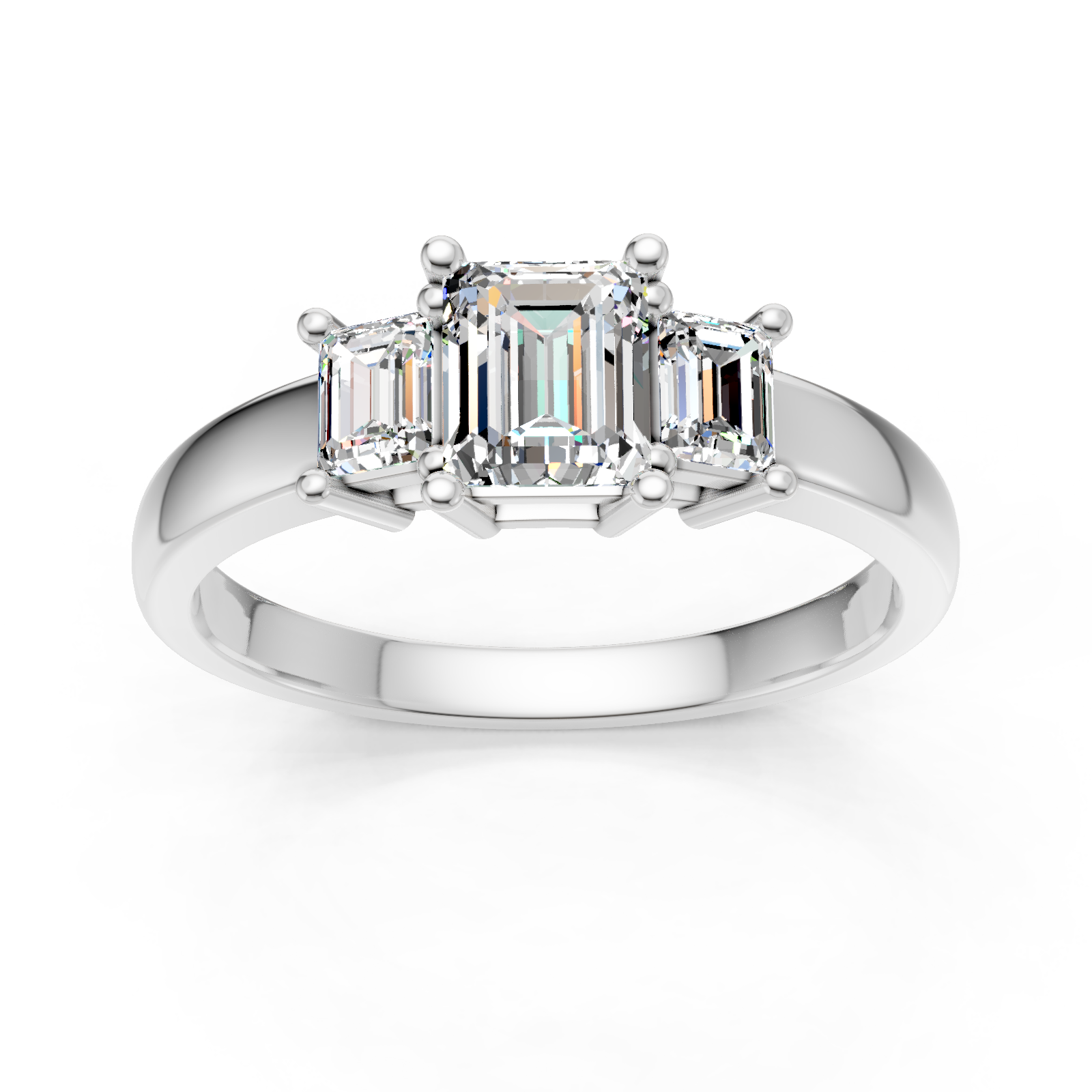 Bague en or blanc 18 carats