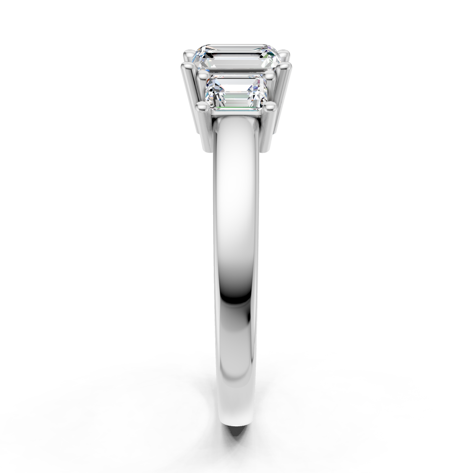 Bague en or blanc 18 carats