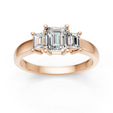 Bague en or rouge 18 carats