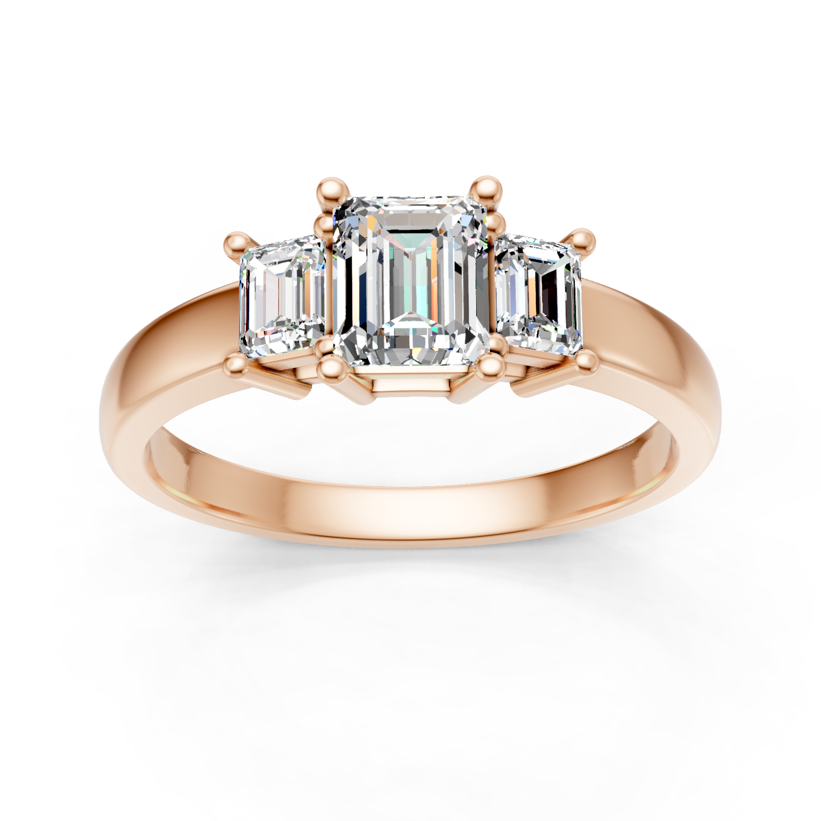Bague en or rouge 18 carats