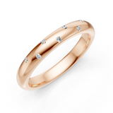 Bague en or rouge 18 carats 