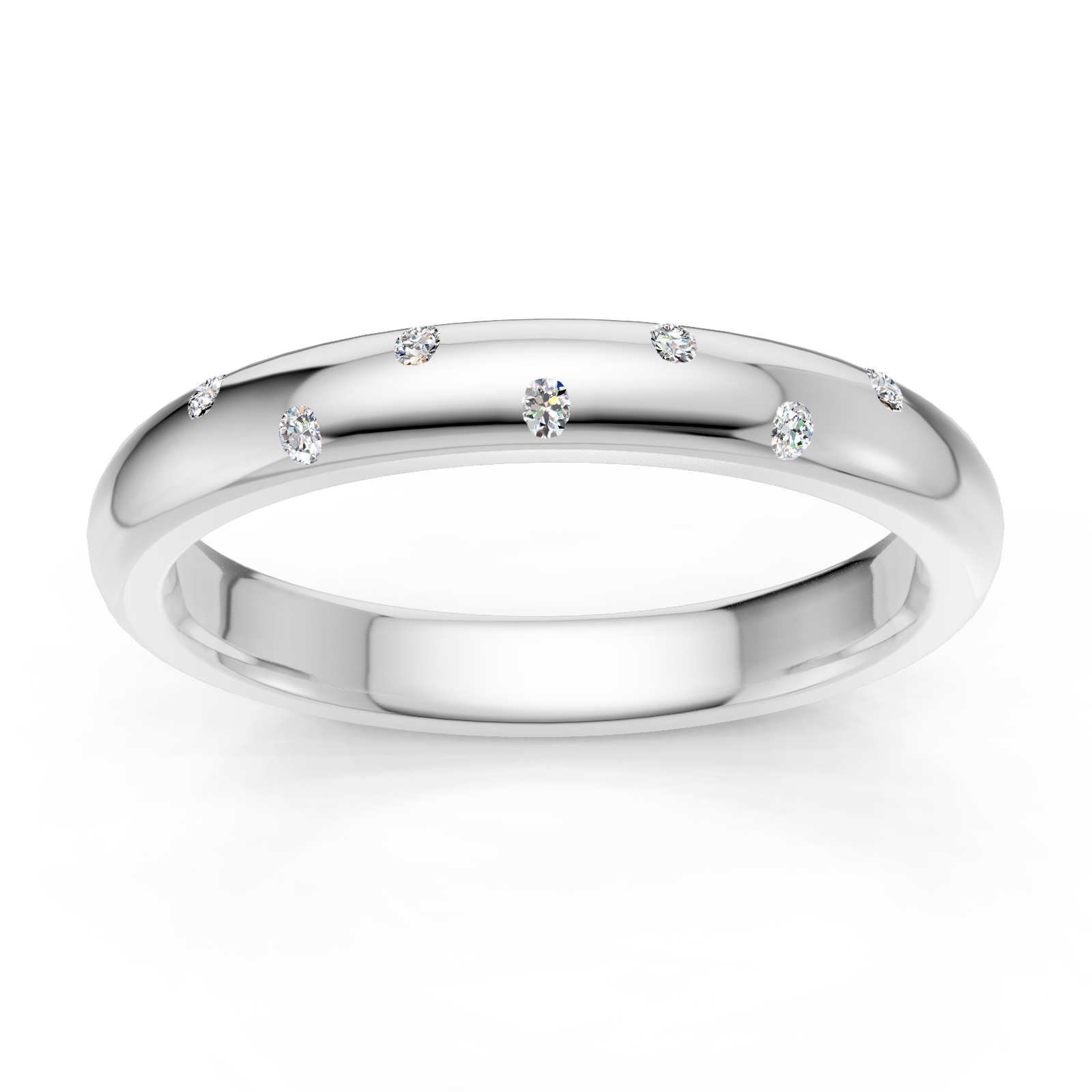 Bague en or blanc 18 carats