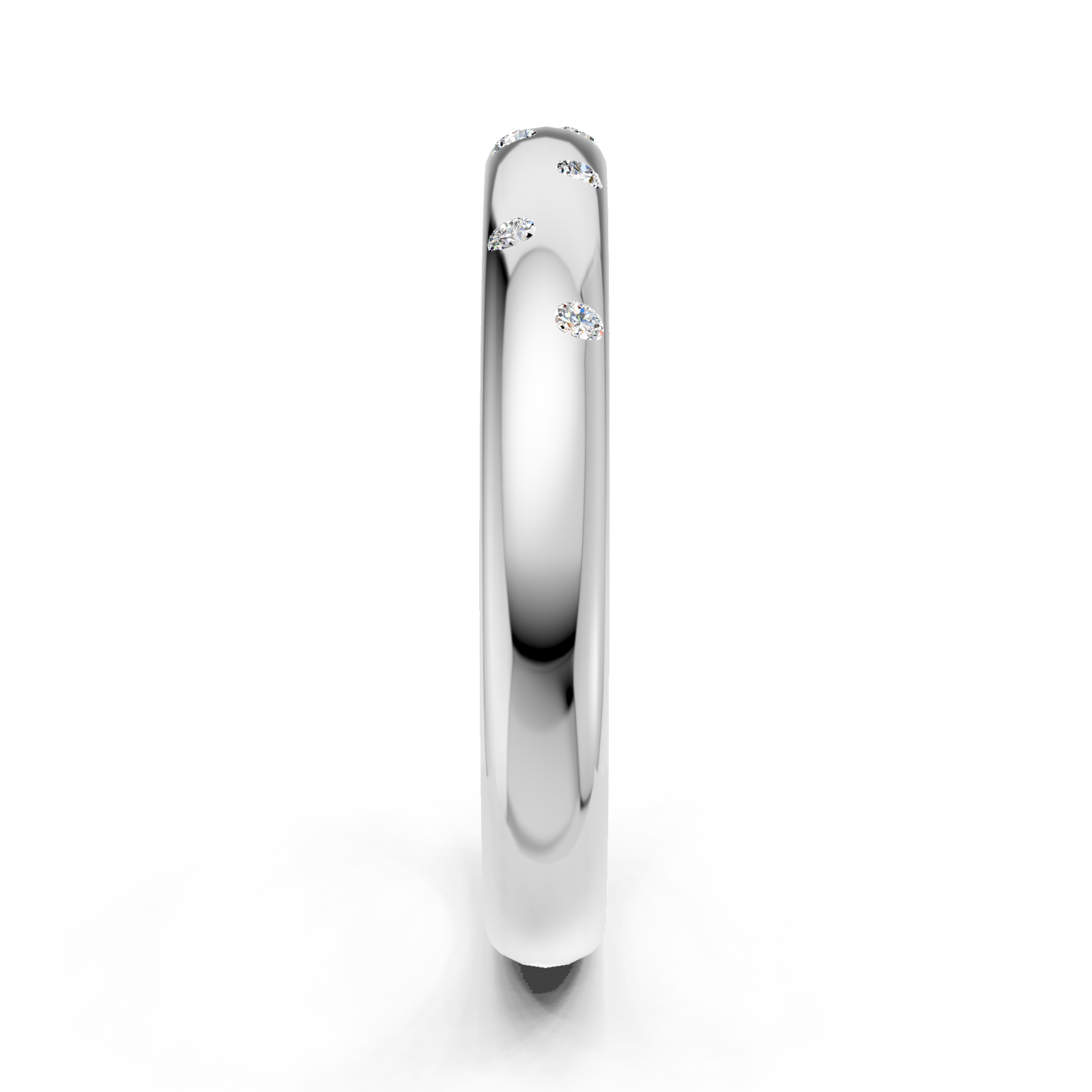 Bague en or blanc 18 carats 
