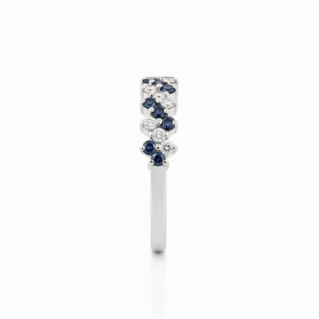 Bague en or blanc 18 carats