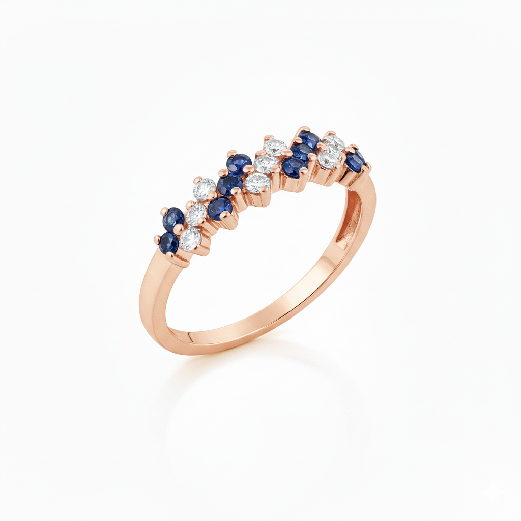 Bague en or rouge 18 carats