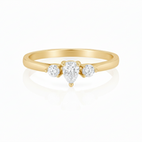 Bague en or jaune 18 caats