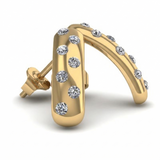 Boucles d'oreilles en or jaune 18 carats 