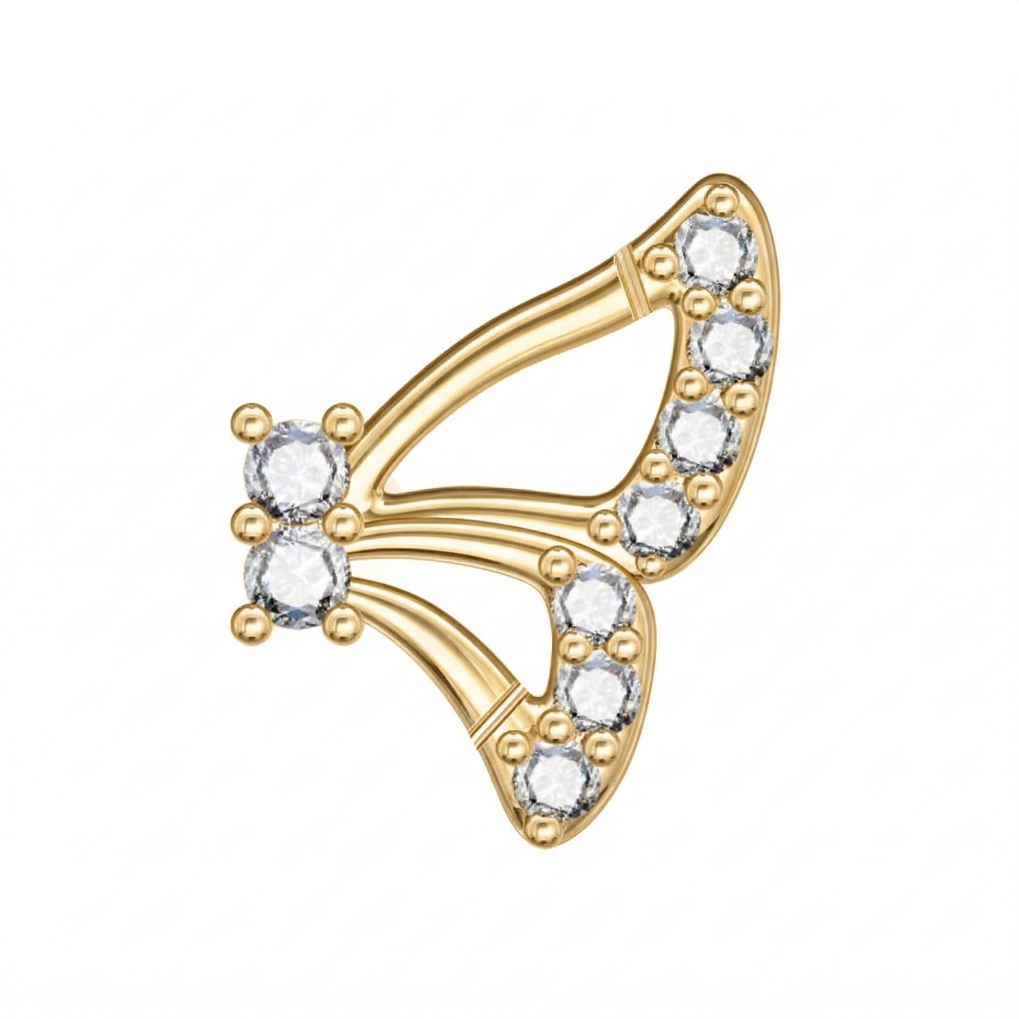 Boucles d'oreilles en or jaune 18 carats