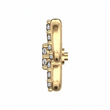 Boucles d'oreilles en or jaune 18 carats