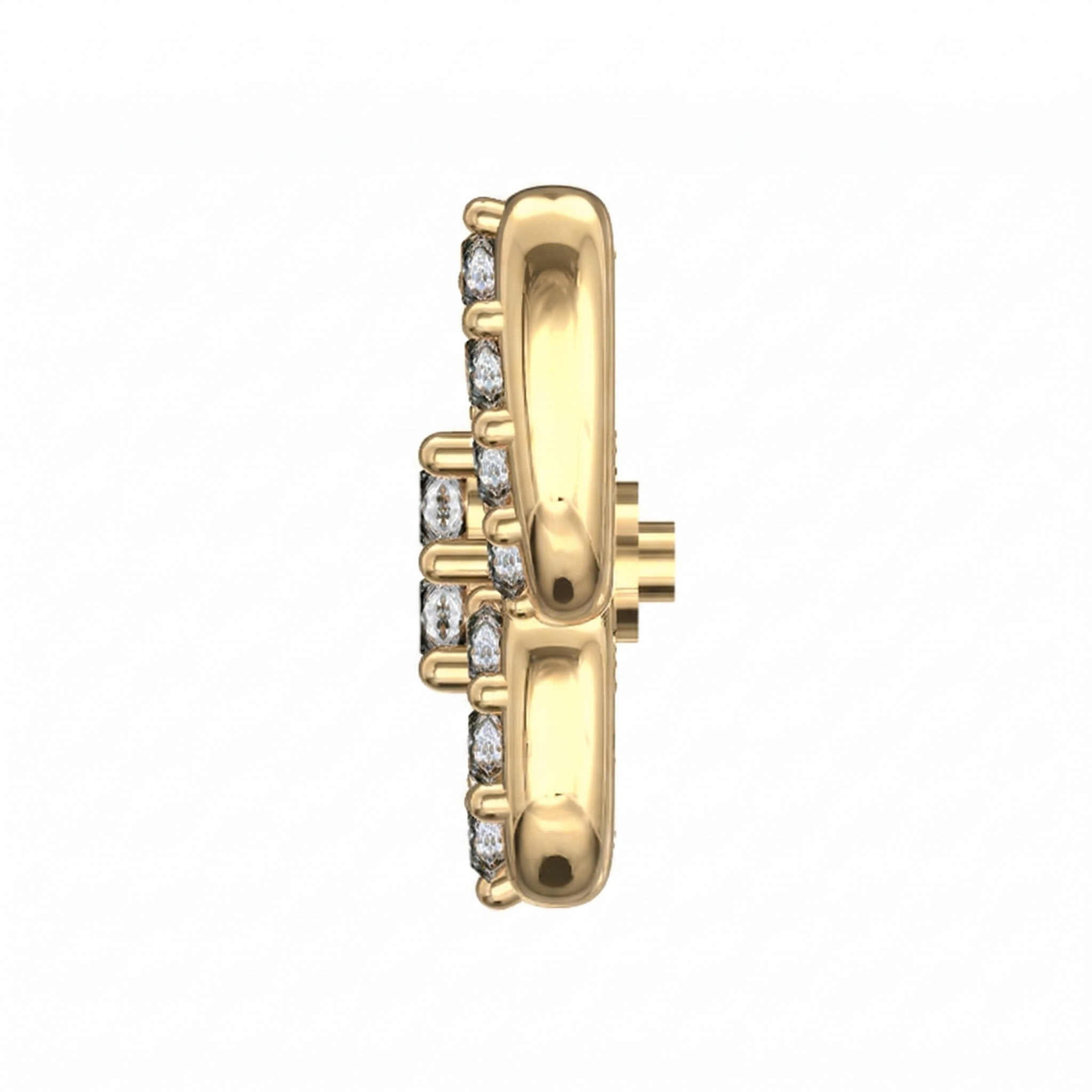 Boucles d'oreilles en or jaune 18 carats