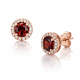 Boucles d'oreilles en or rouge 18 carats