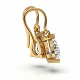 Boucles d'oreilles en or jaune 18 carats