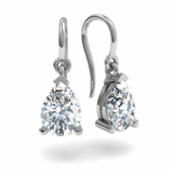 Boucles d'oreilles en or blanc 18 carats 