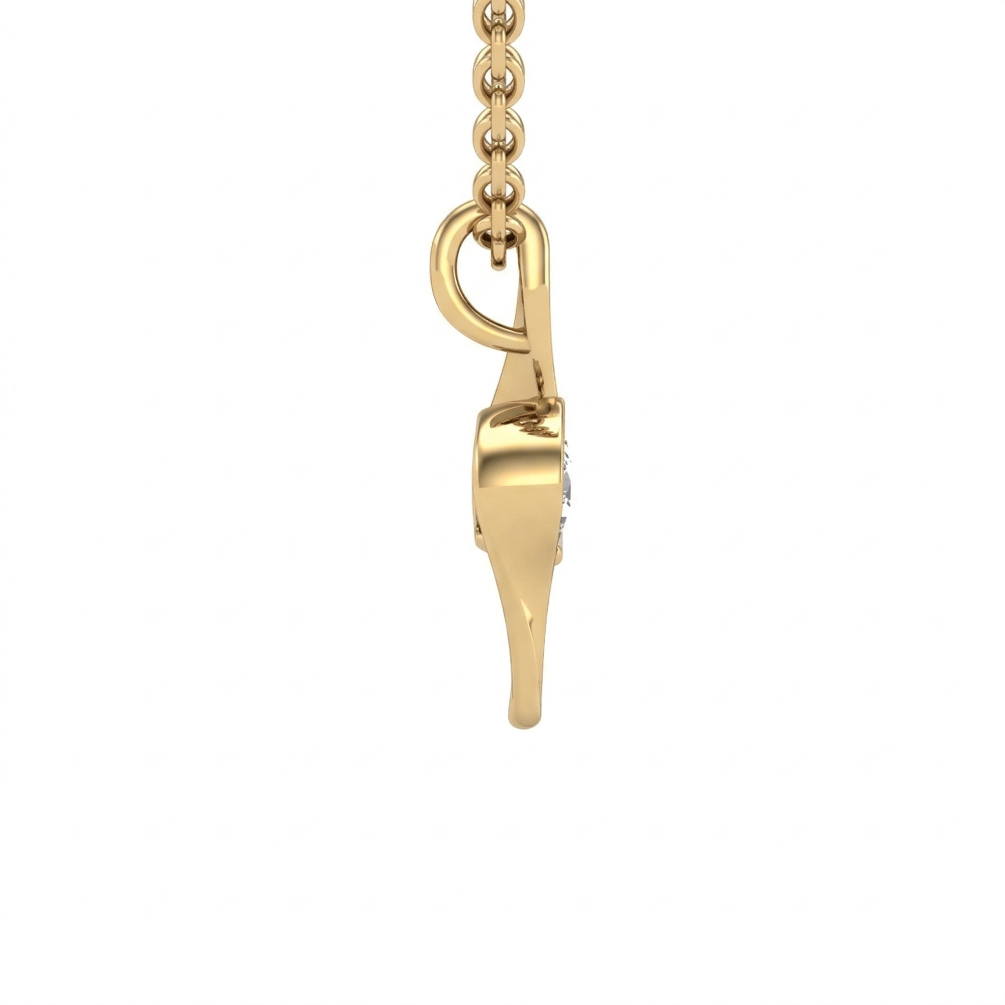 Boucles d'oreilles en or jaune 18 carats
