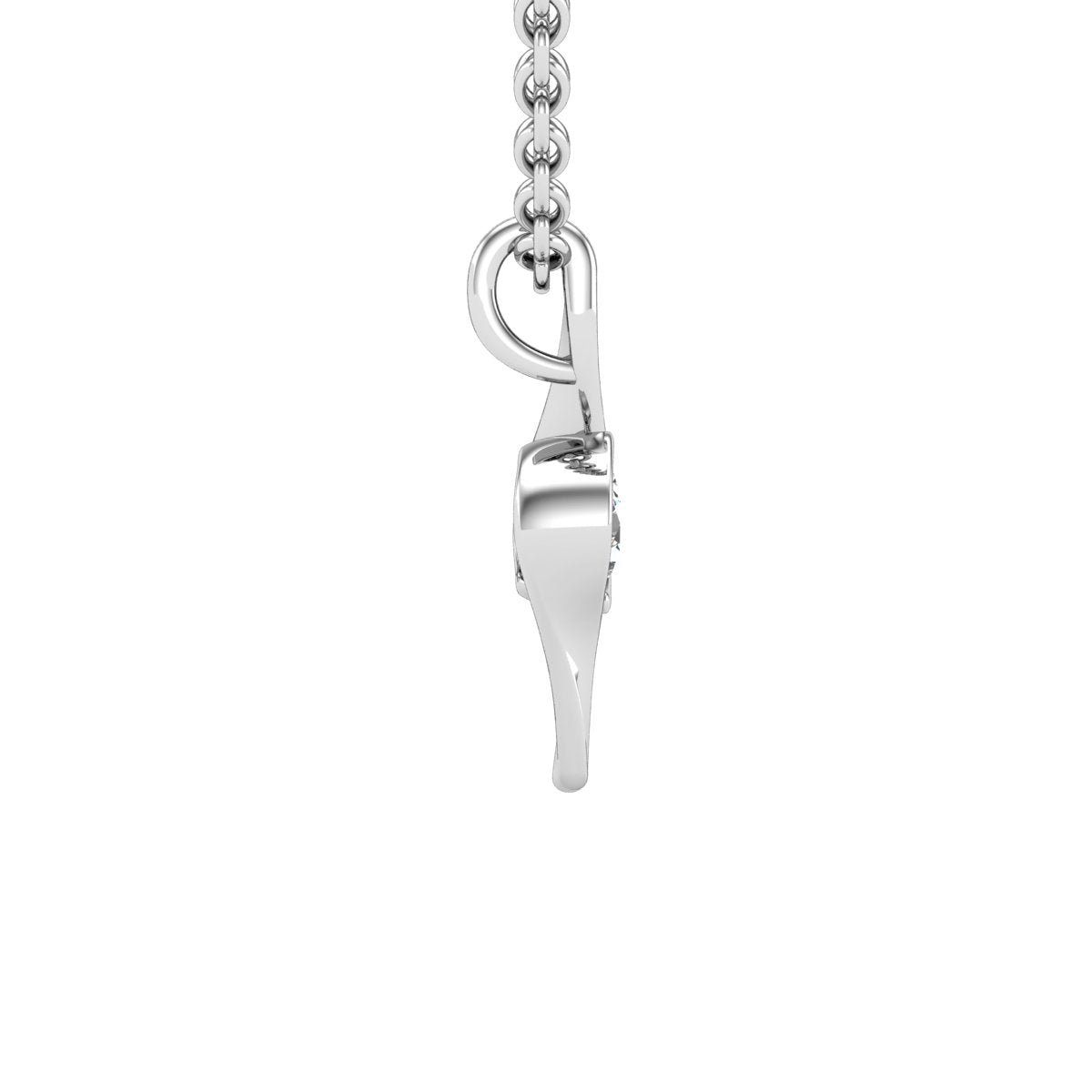 Boucles d'oreilles en or blanc 18 carats