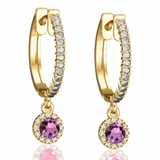 Boucles d'oreilles en or jaune 18 carats 
