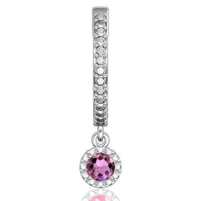 Boucles d'oreilles en or blanc 18 carats
