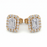 Boucles d'oreilles en or jaune 18 carats 