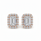 Boucles d'oreilles en or rouge 18 carats