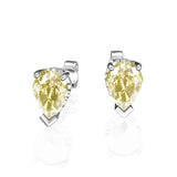 Boucles d'oreilles en or blanc 18 carats