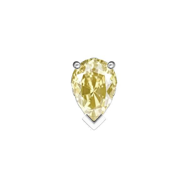 Boucles d'oreilles en or blanc 18 carats