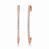 Boucles d'oreilles en or rouge 18 carats