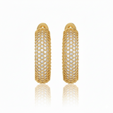 Boucles d'oreilles en or jaune 18 carats 