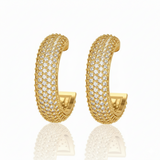 Boucles d'oreilles en or jaune 18 carats