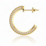 Boucles d'oreilles en or jaune 18 carats