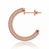 Boucles d'oreilles en or rouge 18 carats
