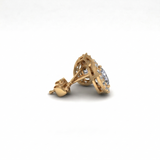 Boucles d'oreilles en or jaune 18 carats
