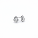 Boucles d'oreilles en or blanc 18 carats 