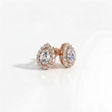 Boucles d'oreilles en or rouge 18 carats 