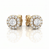 Boucles d'oreilles en or jaune 18 carats 