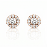 Boucles d'oreilles en or rouge 18 carats
