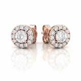 Boucles d'oreilles en or rouge 18 carats
