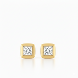 Boucles d'oreilles en or jaune 18 carats