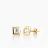 Boucles d'oreilles en or jaune 18 carats
