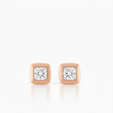 Boucles d'oreilles en or rouge 18 carats