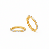 Boucles d'oreilles en or jaune 18 carats 