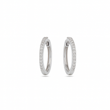 Boucles d'oreilles en or blanc 18 carats
