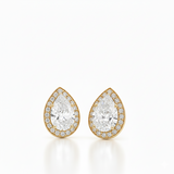 Boucles d'oreilles en or jaune 18 carats