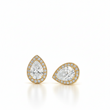 Boucles d'oreilles en or jaune 18 carats