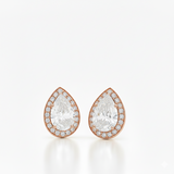 Boucles d'oreilles en or rouge 18 carats