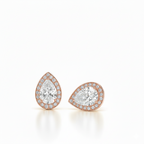 Boucles d'oreilles en or rouge 18 carats