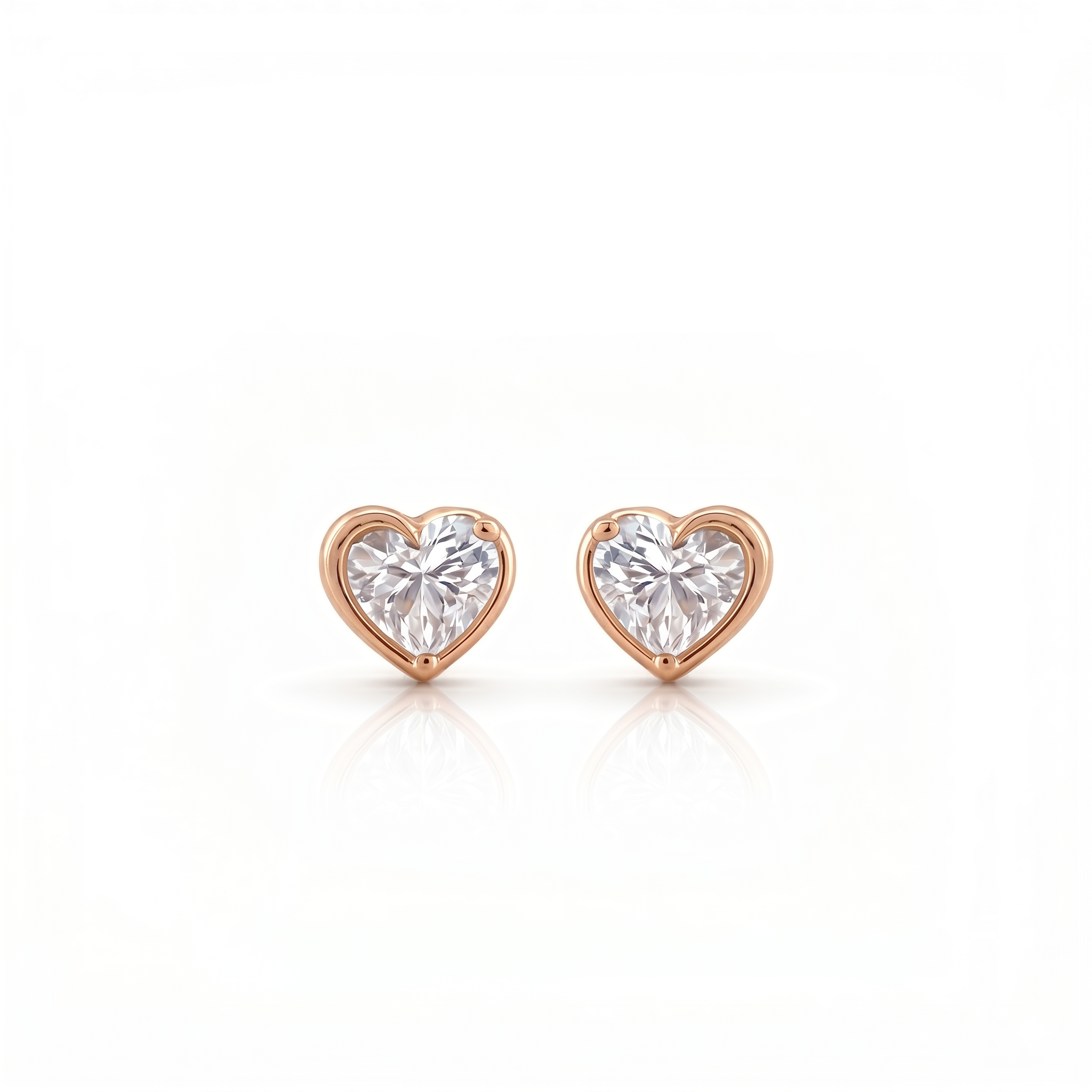 Boucles d'oreilles en or rouge 18 carats