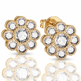 Boucles d'oreilles en or jaune 18 carats 