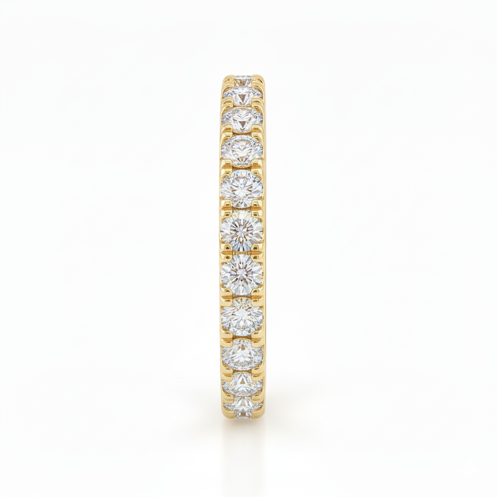 Boucles d'oreilles en or jaune 18 carats 